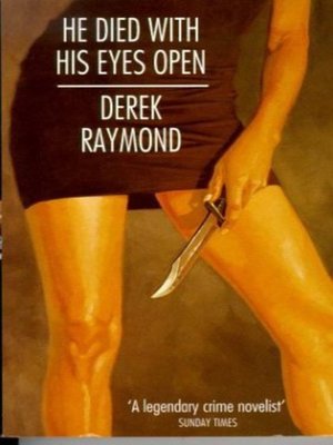 cover image of He died with his eyes open